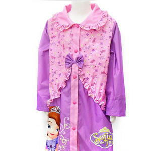 韩国进口 索菲亚公主 卡通儿童雨衣雨披女童卡通雨衣公主雨衣