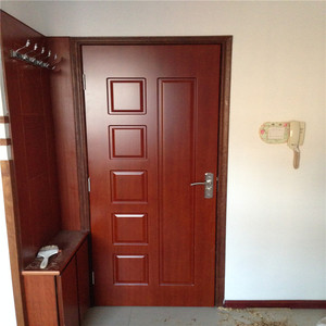 木门室内门套装门烤漆门卧室门红木色实木复合门厂家直销定制木门