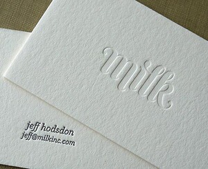 压痕名片无色压凹名片凹凸名棉纸名片 400g环保棉纸工艺简洁迷人