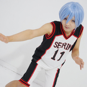 黑子的篮球 黑子哲也 性转 女体女版 天蓝色 cosplay假发
