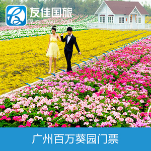 广东广州番禺百万葵园门票 百万葵园成人票 广州景点门票预订