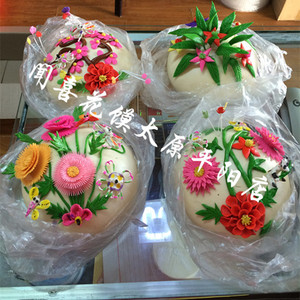 闻喜花馍祭祀拜祖上供花馍梅兰竹菊山西运城特色