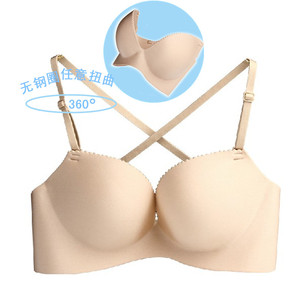 侧扣文胸聚拢小胸