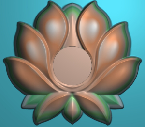 精雕图 灰度图 白玉浮雕图 莲花花件h2 圆形莲花挂坠 玉壁