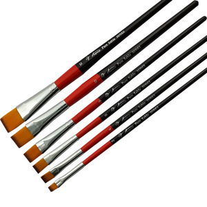 专业美甲工具 手绘排笔  大中小号排笔彩绘笔2号排笔~12号排笔