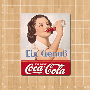 pin-up coca-cola 可口可乐女郎vintage 笔记本旅行箱贴纸 175