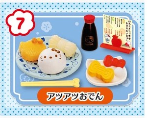 【3款包邮】日本re-ment食玩 hellokitty怀旧厨房 7号日式料理