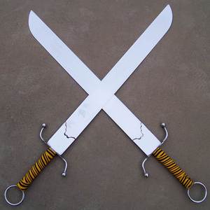 南刀 表演软刀 武术双刀 舞台道具训练刀 武术器械 (未开刃)