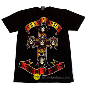 guns n roses 枪花乐队金属摇滚朋克泰国进口短袖t恤t-shirt tee