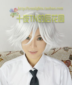 十夜tn 元气少女缘结神 瑞希 银魂性转 银时性转 银子 cos 假发