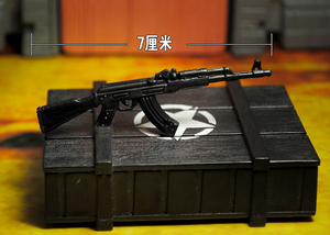 兰纳德 3.75寸特种部队兵人武器配件 4寸5寸玩偶可用 ak47突击枪