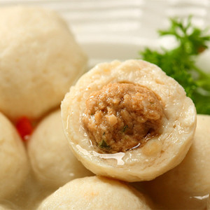 福州包心鱼丸 手工包心鱼丸 火锅关东煮麻辣烫鱼蛋500克装