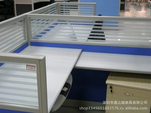 深圳办公家具订做 屏风工作位 2人组合办公桌 职员卡座