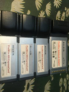 美国BELKIN贝尔金笔记本PC口火线卡1394卡，fw80