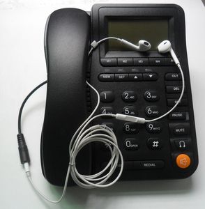 买一送二*手机耳机转换成电话机耳麦插头功能转换器功能转换插头