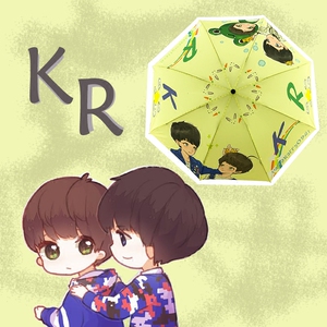 来图定制tfboys 四叶草家族 周边同款 王俊凯王源易烊千玺晴雨伞