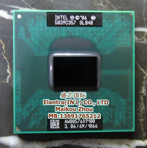 全新原装正式版PGA原针 X9100 CPU 3.06/6M SLB48 C0步进 超T9900