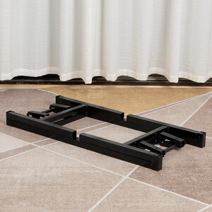 折叠桌架子桌腿支架长方形金属餐桌脚桌子腿 桌p折叠支撑架 铁桌