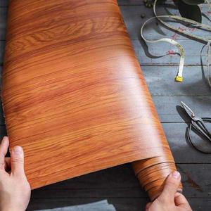 木头贴纸自粘家新翻具柜子仿木可以贴墙纸真地板防水阳台床头壁纸