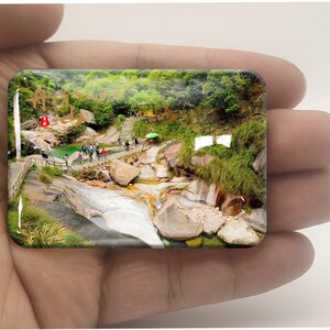 浙江舟山着名景点冰箱贴旅游实景东极岛普陀山q玻璃磁铁纪念品定