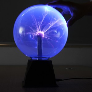 安全体验馆科技馆触摸感应静电惰性气体彩色电离球闪.电球魔法球