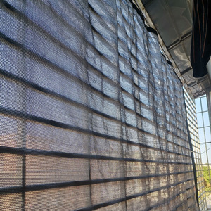 黑色六针加d密遮阳网防晒网活动窗帘式隔热网多肉挡雨遮光网包邮