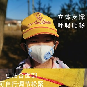 LIFAair儿童小孩成人口罩防尘防雾霾防飞沫有呼吸阀独立装