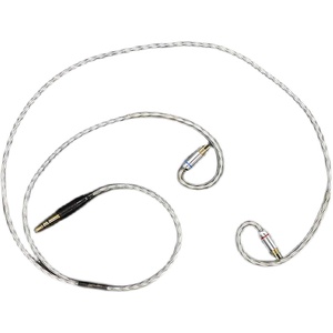 匠音 一边长短耳机线镀银MMCX3.5立H体插头0.78插针替换短线耳机