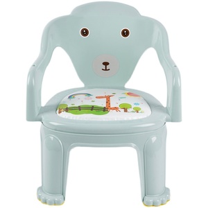 儿童叫叫椅宝板安全餐料婴儿学坐靠背椅小宝凳幼儿园塑椅椅子便携