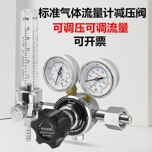 标准气体微流量计减压阀双表压力表YQB-731LS-1.5L小瓶实验室铂唯