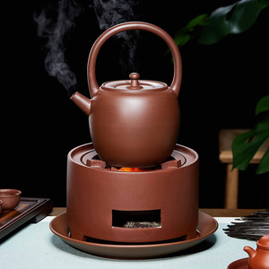 紫砂茶炉炭炉明火煮茶炉围炉烧茶器小碳J炉子木炭火炉老式碳火风