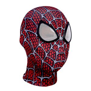 蜘蛛侠帽子眼睛可动头套全脸头罩儿童平常心面具英雄Y远征黑色眨
