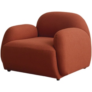 zok|丹麦设计|北欧羊羔毛沙发轻奢单人位简约小户型现代意式卧室