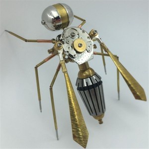 蒸汽朋克机械昆虫j 战机大蜜蜂 纯手工制作工艺品创意摆件成品礼