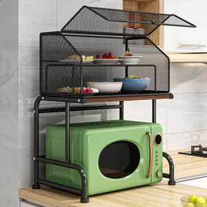 厨房剩菜收纳柜饭桌餐桌q食物饭菜罩家用神器防苍蝇盖菜罩防尘网