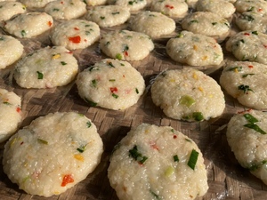 安徽舒城特产小葱糯米糍粑蒿子粑粑农家纯手工早点12个装