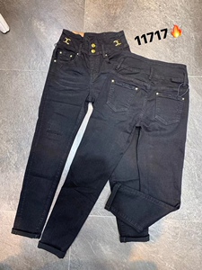 专柜古月牛仔裤女小脚裤11717弹力高腰欧货垫布显瘦2021秋季新款