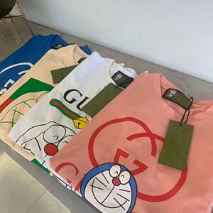 古驰gucc|哆啦a梦机器猫t恤 gucc&哆啦a梦50周年纪念联名款