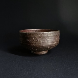 昌平宝山 日本已故巨匠 南蛮烧中小茶碗