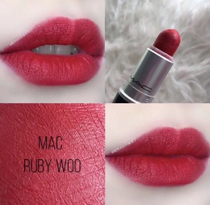 mac口红rubywoo复古红小样1.8g