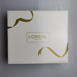 欧莱雅礼品礼盒节日包装盒含礼袋尺寸长26.5cm宽23cm高10.5cm超值
