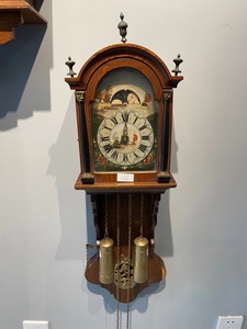 荷兰钟古董钟回流欧洲荷兰钟重力锤机械钟