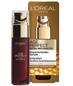 欧版loreal欧莱雅金致臻颜麦卢卡蜂蜜小棕瓶精华抗皱肌底液30ml