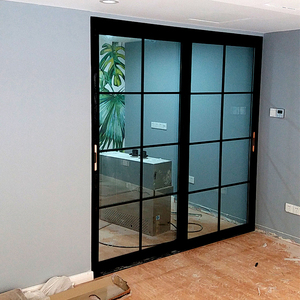 钛合金吊趟滑门吊轨门厨房客厅阳台卫生间隔断推拉门玻璃移门定制