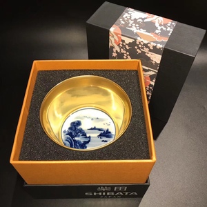 有田烧幸山窑 手描金杯