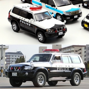 j-collection 京商 日产 途乐 nissan patrol y61 1:43 日本警车