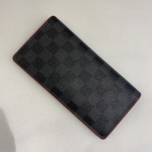 lv黑色棋盘格钱包