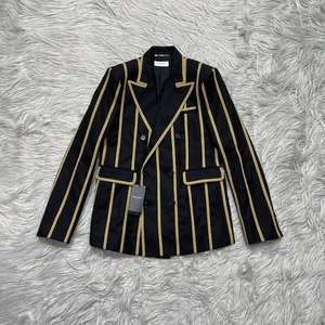 slp saint laurent 圣罗兰 男 金属线刺绣 大剑领 羊毛 西服 西装