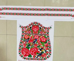 十字绣背带自己绣