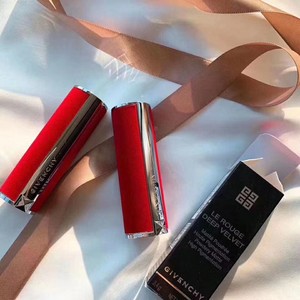 欣姐俄代纪梵希小羊皮红丝绒口红唇膏33#哑光唇膏